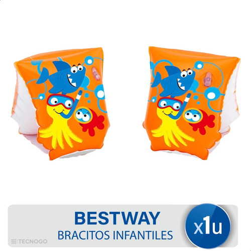 Imagen 2 de 6 de Inflables Flotadores Bracitos Para Niños Bestway