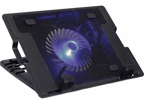 Bandeja Ventilador Fan Cooler Pad Notebook Laptop Negra