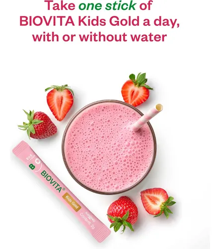 Biovita Probióticos En Polvo Para Niños (30 Barras, 30 Días)