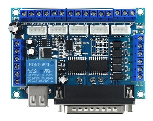 Controlador Cnc 5 Ejes Motor Pasos Mach3 Motor Nema 17 23 34