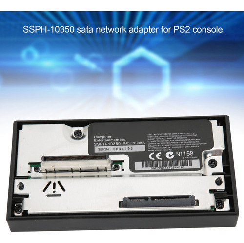 Adaptador De Red Sata Portátil Scph10350 Para Ps2 Fat Game