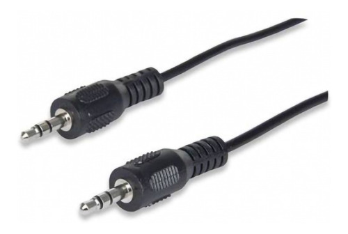 Cable Audio Plug 3,5 Macho A Macho 1,80m Bolsita Manhattan