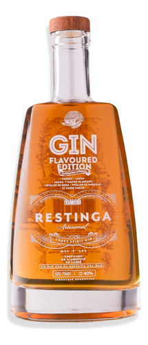 Gin Restinga Flavoured Edition Artesanal Craft Spirit 700ml
