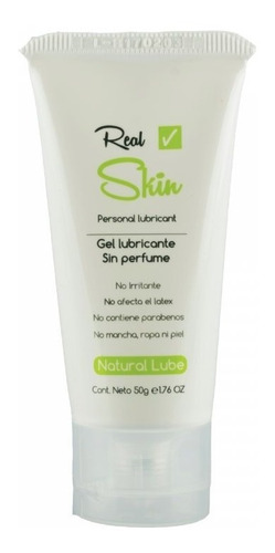 
Lubricante Intimo Real Skin Natural Lube, Neutro, 50 Gr