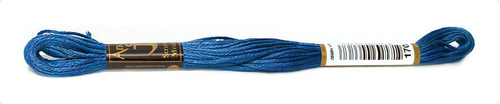 Caja 12 Pzs Hilo Algodón Egipcio Giza Anchor Vela I Coats Color 0170 Azul Noche