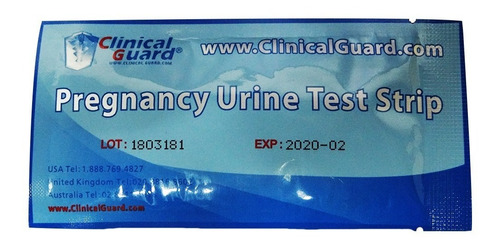 Prueba De Embarazo Test 99% Precisión Clinical Guard 