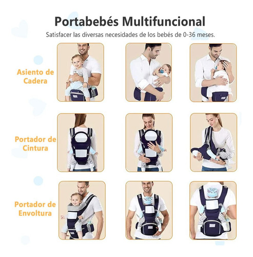 Portabebés Ergonómico Para Niños Portabebés Portátil