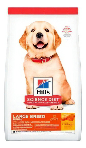 Alimento Hill's Science Diet Puppy Large Breed para perro cachorro de raza grande sabor pollo y avena en bolsa de 30lb