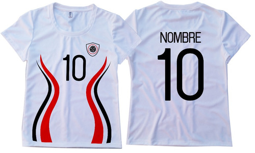 Camiseta Mujer Futbol Voley Handball Personalizada