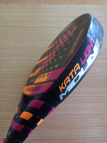 Paleta De Padel Bullpadel Kata Light Importada España Carbon (Usado)