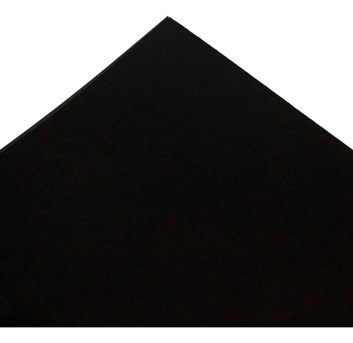 Pliego Cartón Piedra Negro Mm 54x77 Cm Color Negro