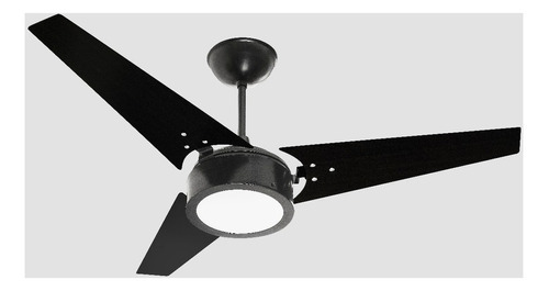 Ventilador De Teto Ideal Led 3 Pás Venti Delta Cor Da Estrutura Preto 110v