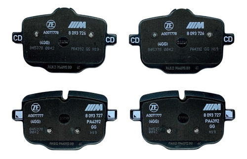 Balatas Traseras Originales Bmw 525i D 2010 2011 2012 2013