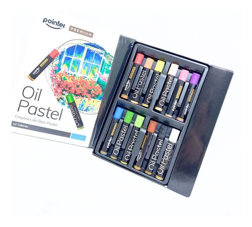Crayones De Oleo Colores Pastel Premium Pointer X12