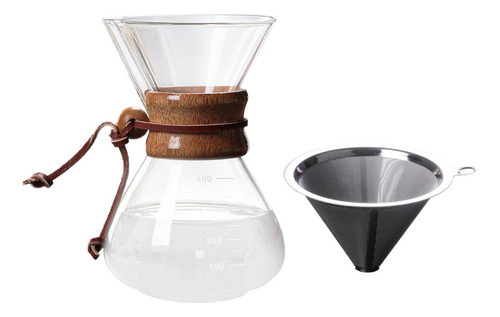 Filtros De Café Fabricante De Goteo Verter 400ml Con Filtro