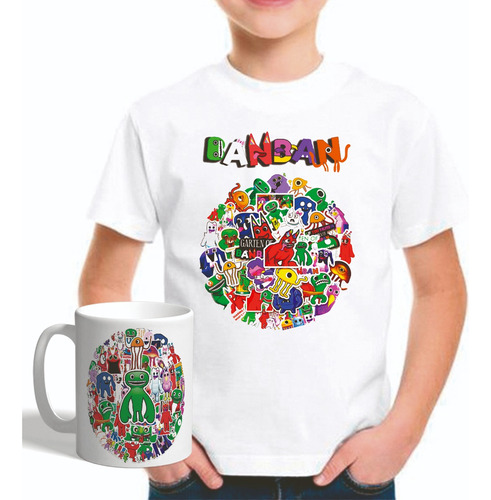 Remera Niños Combo Con Taza Garten Of Banban