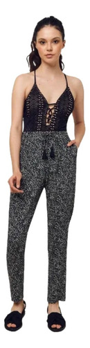 Pantalón Fresco Ligero Jogger Tela Premium De Dama M2876