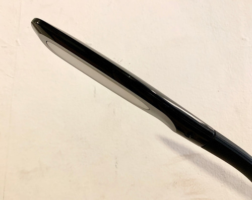Lampara Escritorio Led Candil Velador Flip Dimerizable 7w Estructura Negro Pantalla Blanco Negro Negro