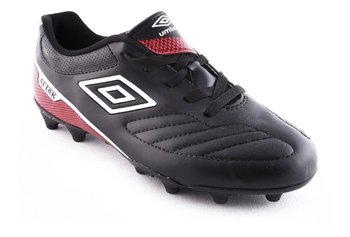 Botines Futbol Umbro Campo Attak Negro Niño