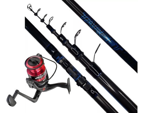 Combo Surfish Pejerrey Caña Target 4.10m + Reel Pilot 20 