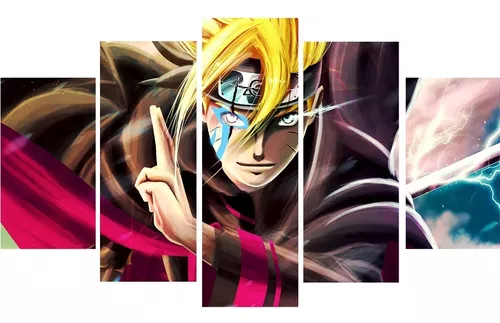 Quadro Decorativo Boruto Modo Karma Naruto Shippuden