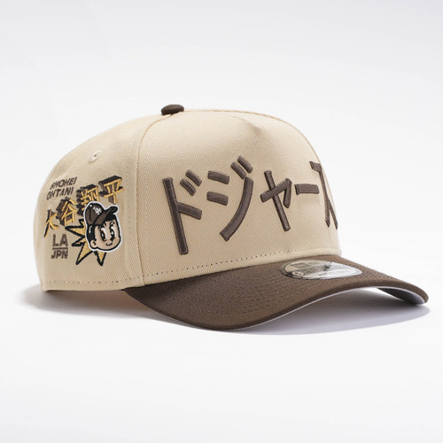 Gorra New Era Dodgers Ohtani Vegas Gold Two Tone Original Marrón Claro Único