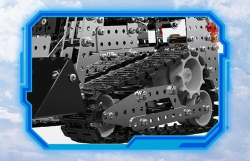 Imagen 7 de 8 de Excavadora De Juguete A Control Remoto Para Armar 1153 Pcs