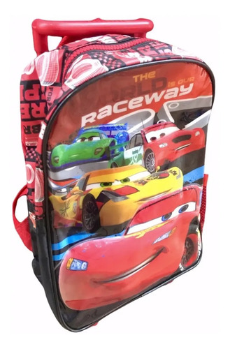 Mochila Con Carro Jardin Disney Cars 12 Wabro | MercadoLibre