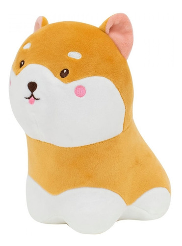 Cachorro Shiba De Pelúcia Sentado 20cm