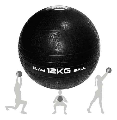 Bola De Peso Slam Ball Para Cross Fit 12kg Liveup