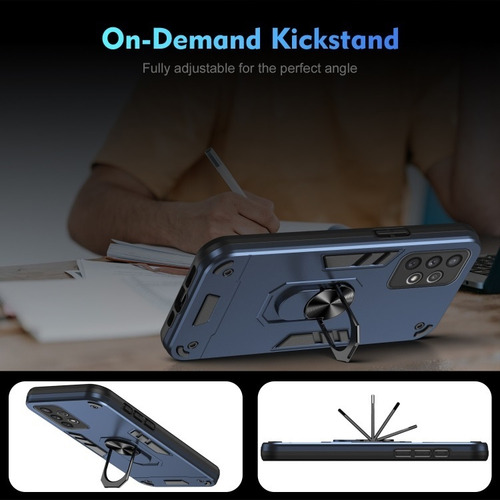 Funda Warrior For Samsung, A Prueba De Golpes Con Anilla