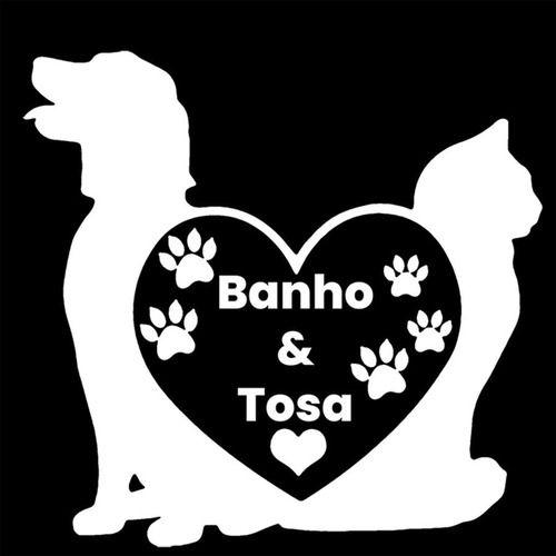 Adesivo De Parede 100x100cm - Petshop Pets