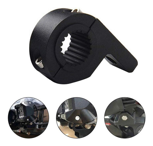 Imagen 4 de 8 de Abrazaderas (clamps) Para Montar Luces Auxiliares De Moto