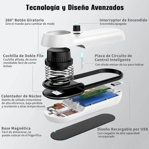 Mini Selladora De Bolsas, Máquina De Sellado Portátil