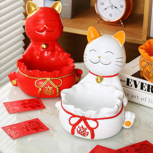 Estatuilla De Resina, Estatua De Gato De La, Regalo,