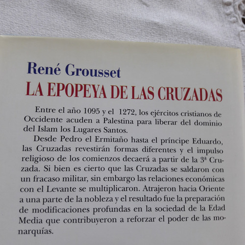La Epopeya De Las Cruzadas - Rene Grousset - Palabra 1996 (Usado)