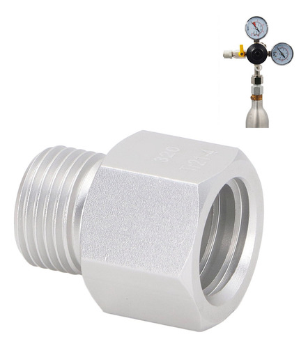 Adaptador De Recarga Soda Tr214 A Cilindro De Co2 Cga320