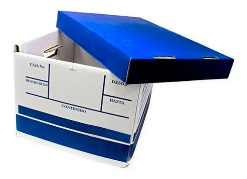 Imagen 4 de 5 de Caja Para Archivo # 20 Carpeta Colgante Oficio.