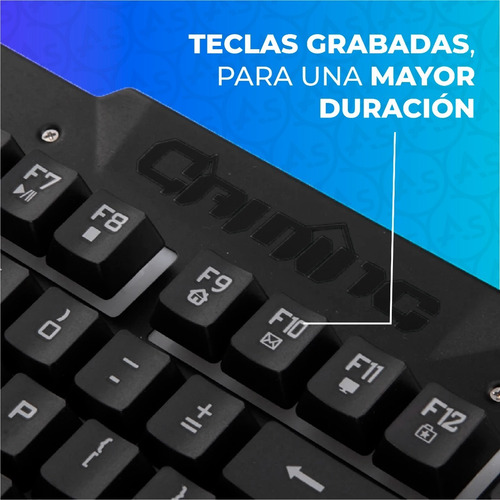 Imagen 4 de 10 de Teclado Gamer Pc Retroiluminado Luces Led Profesional Usb