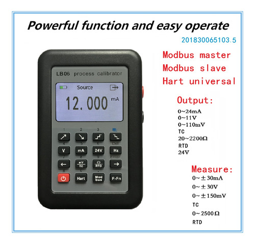 Nuevo Calibrador De Procesos Lb06 Hart Modbus 4-20ma/0-10v D