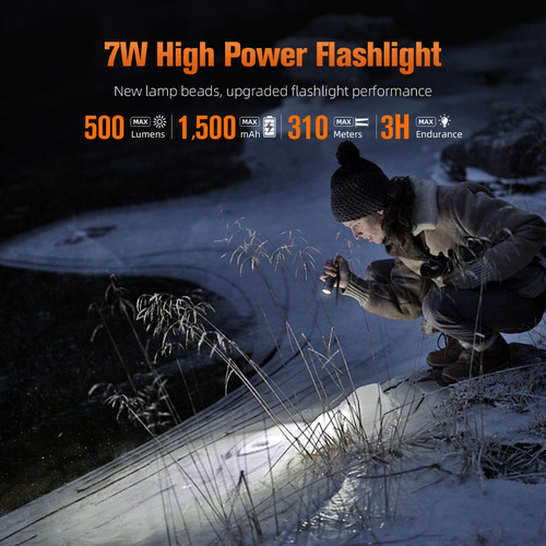 Linterna Led Con Zoom Led Superfire L18 De 7 W, Linterna De