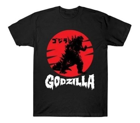 Franela Godzilla  Rojo Unisex