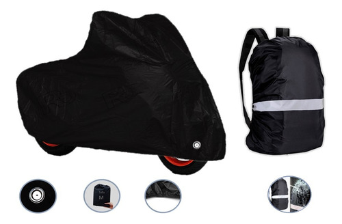  Forro Protector Para Maletín + Funda Moto Semi-impermeable