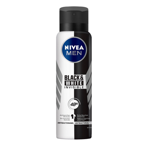 Antitranspirante en aerosol Nivea Black & White 150 ml