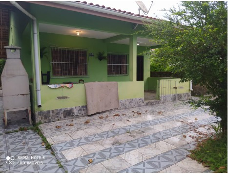 Imagem 1 de 14 de Casa Com Quintal 400 Metros Da Praia Com Suíte Itanhaém Sp