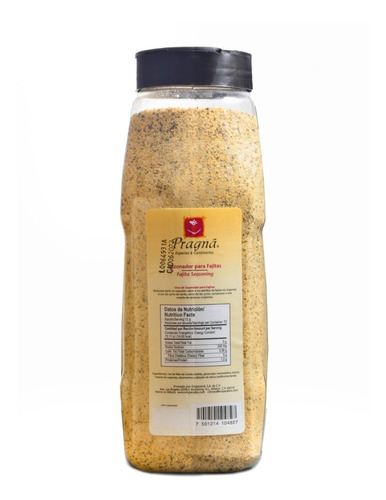 Imagen 2 de 6 de Sazonador Para Fajitas Pragna 885g