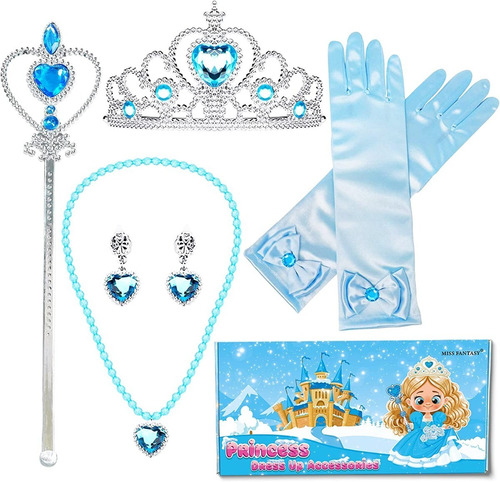 Frozen Accesorios  Corona Set Completo Para Niñas