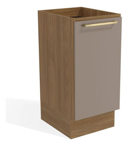 Balcão De Cozinha Botanic M621 C/ 1 Porta S/tampo 40cm Nogue