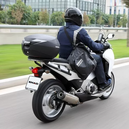 Baul Moto Shad 39 Litros Con Tapa Carbono Teo Motos