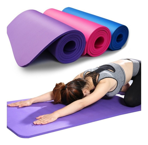 Mat De Yoga Alfombra Espesor 10mm Extra Resistente,(gruesa)